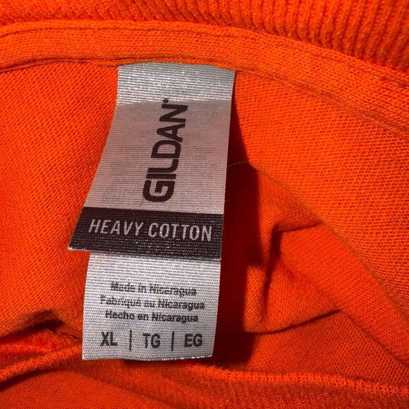 Cheez-It Crackers Shirt Adult Extra Large Orange Short Sleeve Crew Neck Mens - Picture 4 of 6